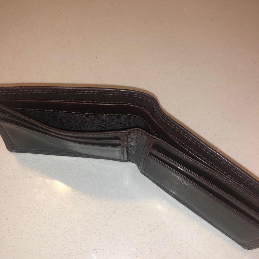 Oroton wallet brown leather - Picture 2 of 4